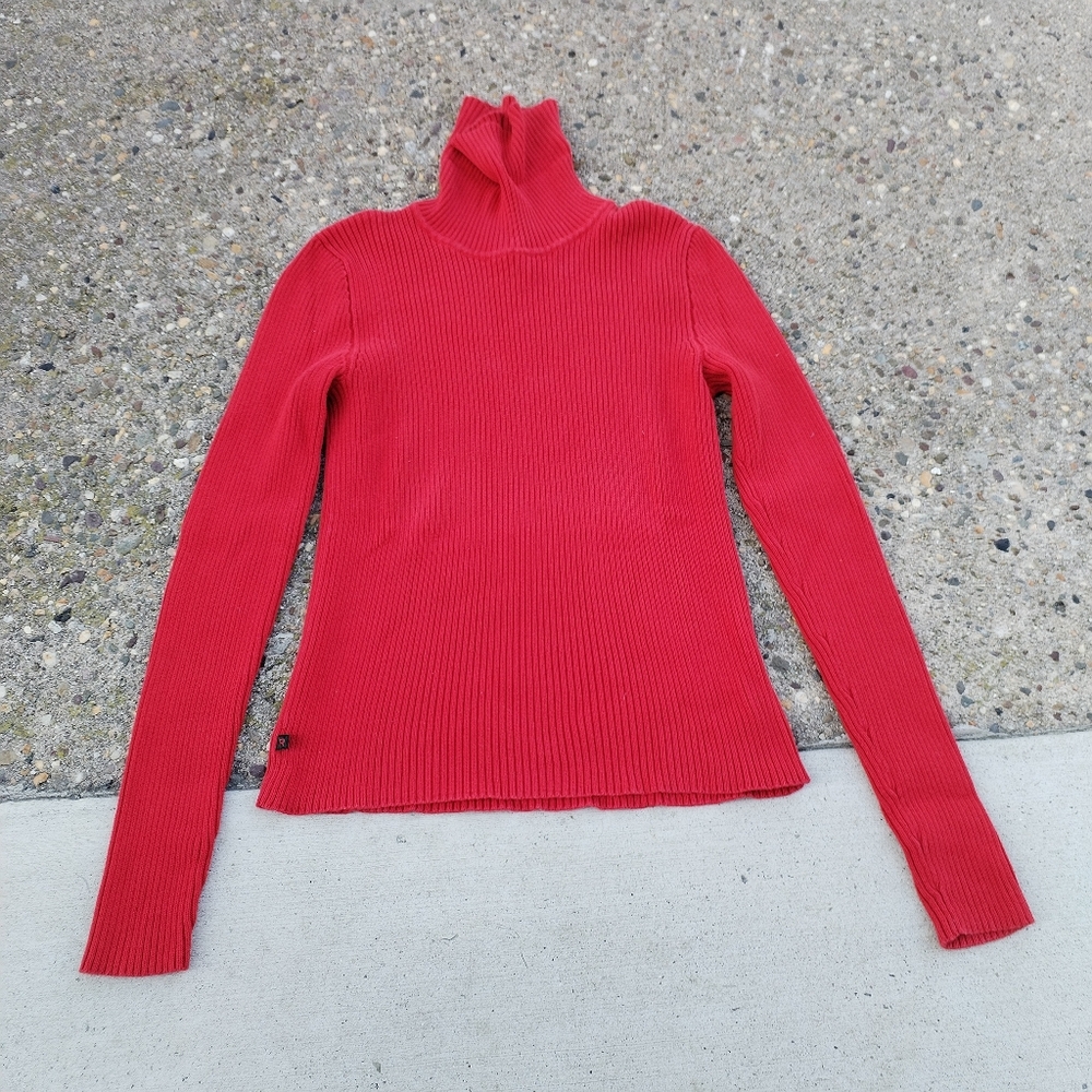 RALPH Ralph Lauren Red Cowl Neck Sweaterlph